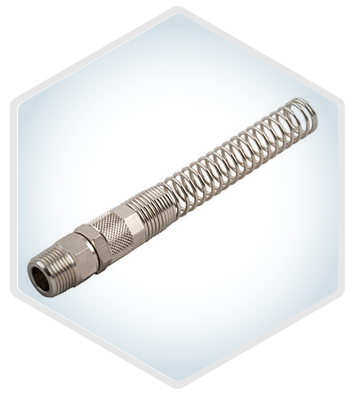 1026-ORIENTING-STRAIGHT-MALE-ADAPTOR-TAPER-NUT-WITH-SPRING