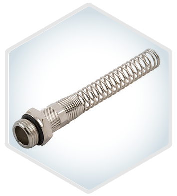 1028-STRAIGHT-MALE-ADAPTOR-PARALLEL-NUT-WITH-SPRING