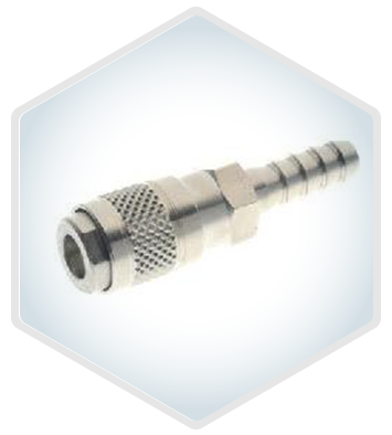 105 Socket with rest for rubber hose