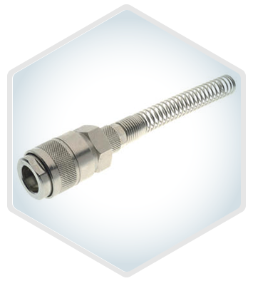 133 Compression socket with spring