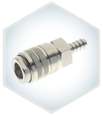 165 Socket with rest for rubber hose
