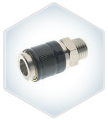 181 Male socket for shutter plug