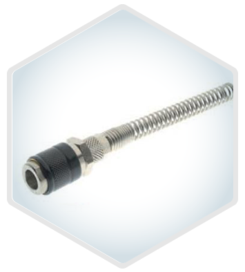 183 Compression socket with nut and spring for shutter plug
