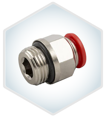 50020-Red-STRAIGHT-MALE-ADAPTOR-PARALLEL