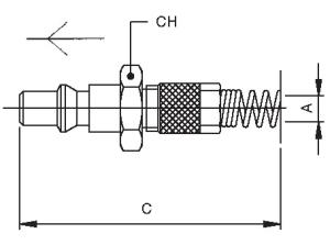 COMPRESSION PLUG WITH SPRING