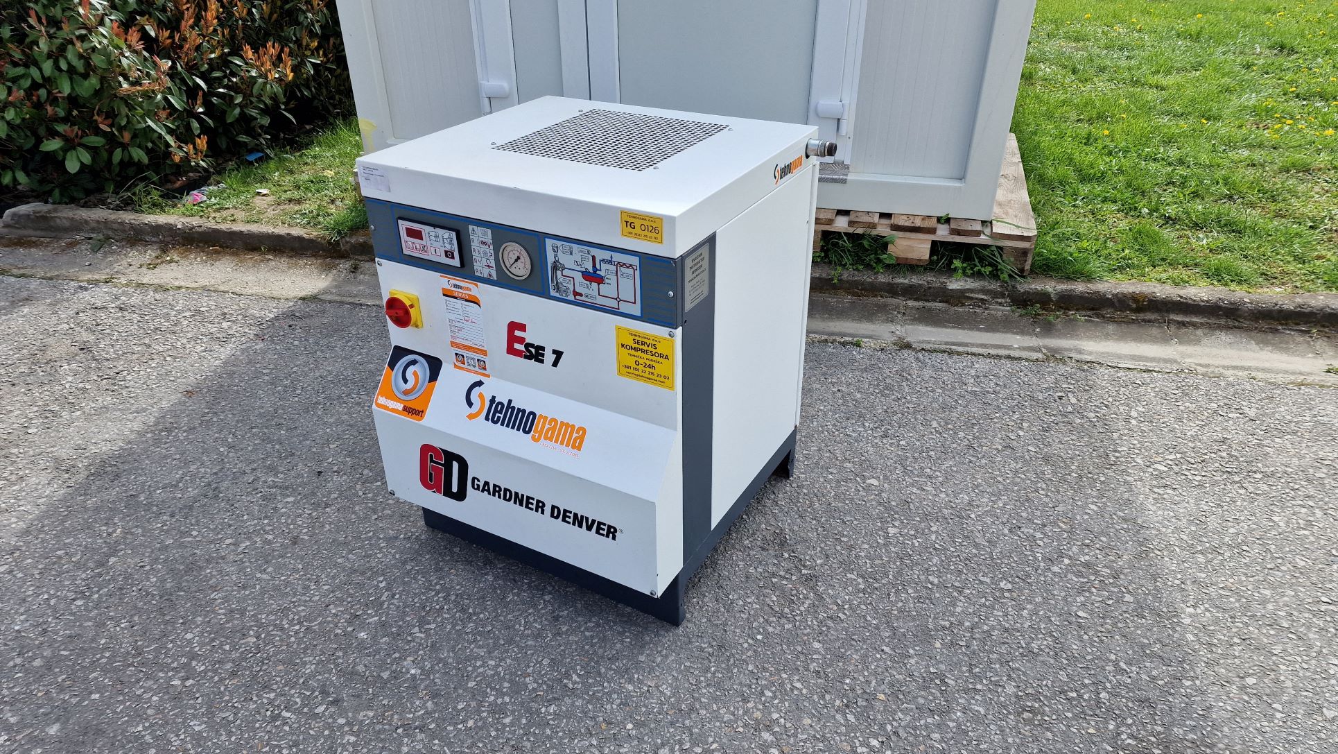 Used screw compressor GD ESE 7 – 10 bar (11111010129) TG0126 2