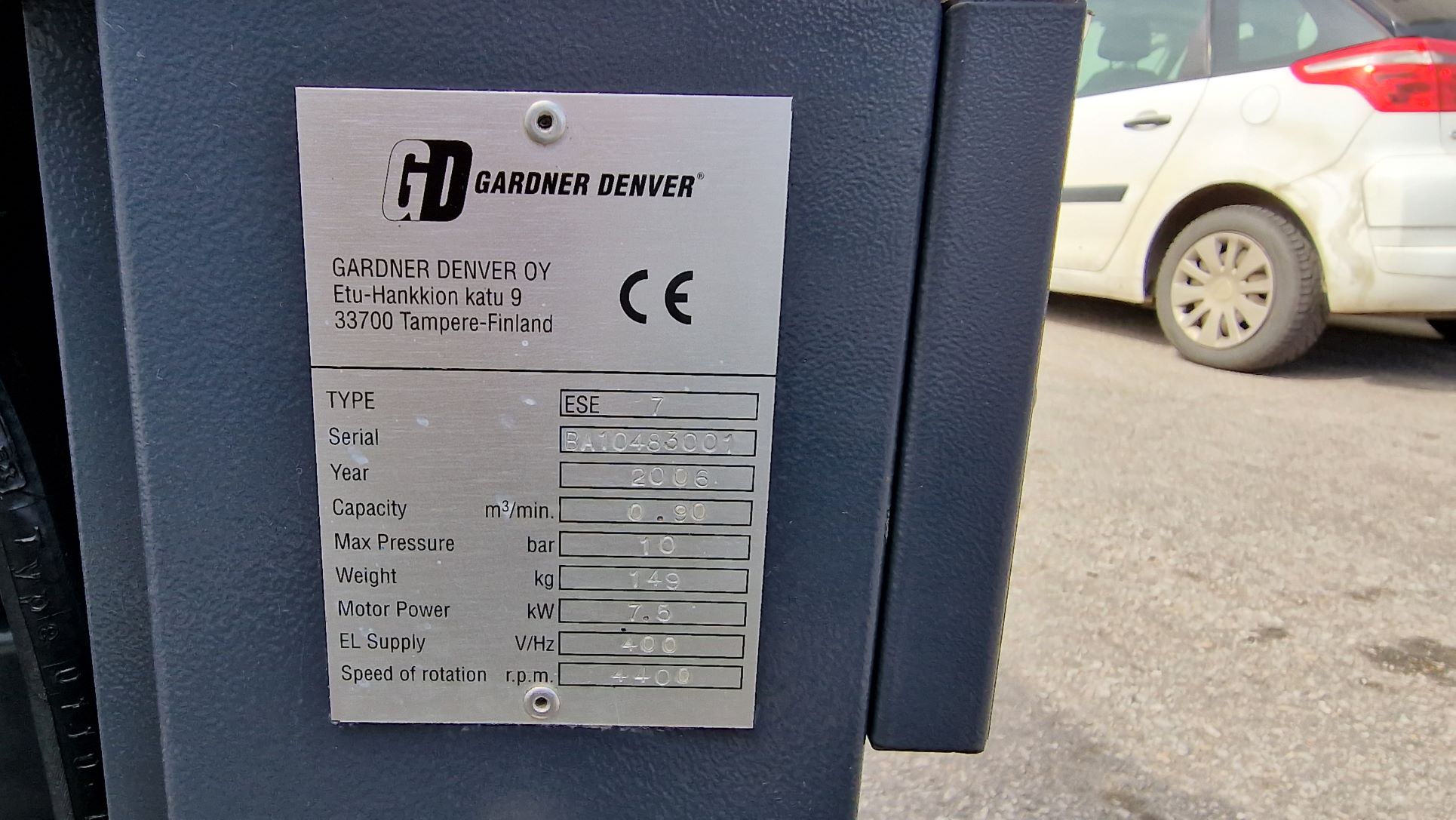 Used screw compressor GD ESE 7 – 10 bar (11111010129) TG0126 5